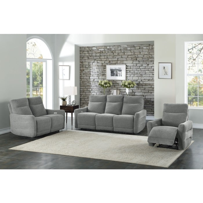 Edition Power Double Lay Flat Reclining Love Seat with Power Headrests and USB Ports