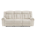 Double Reclining Sofa - Nutmeg - front product view