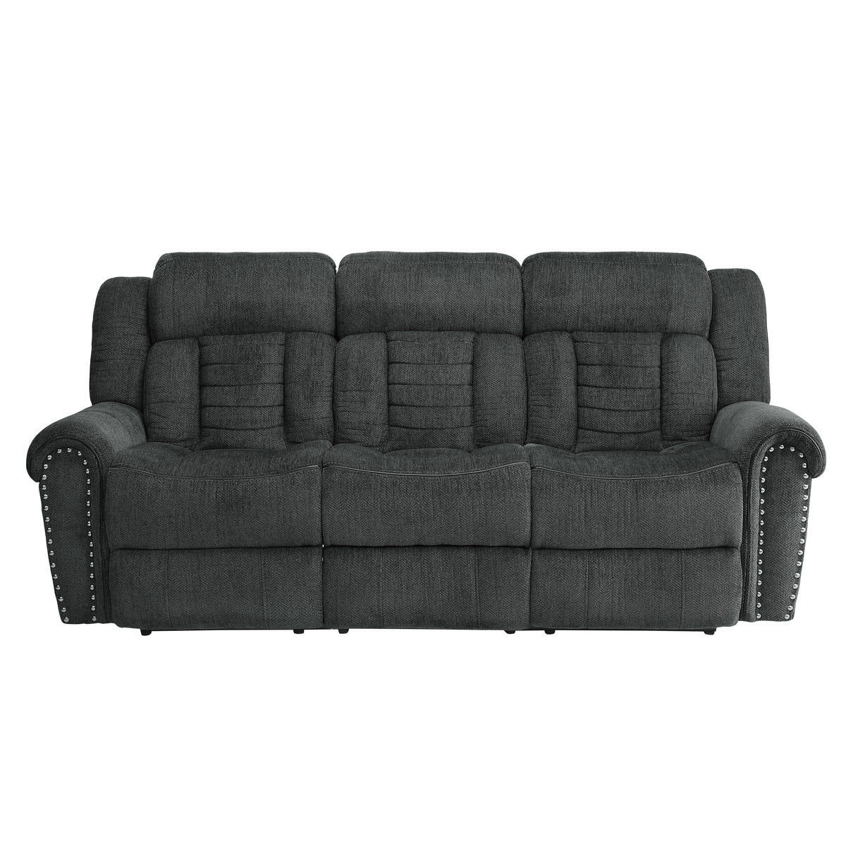 Double Reclining Sofa - Nutmeg - HD product view