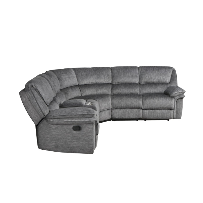 Muirfield 3-Piece Reclining Sectional with Left Console