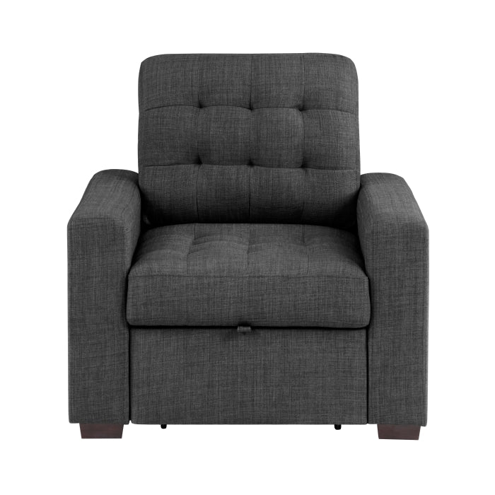 McCafferty Chair with Pull-out Ottoman (9916DG-1)