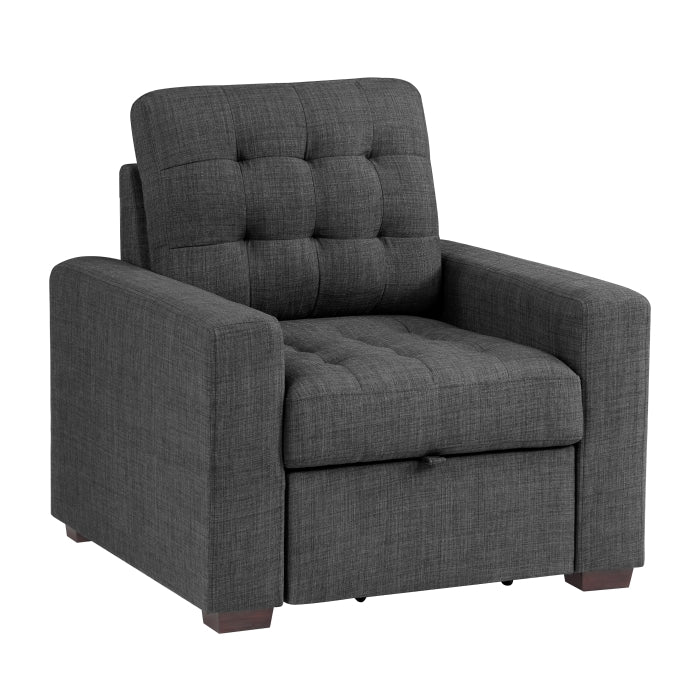 McCafferty Chair with Pull-out Ottoman (9916DG-1)
