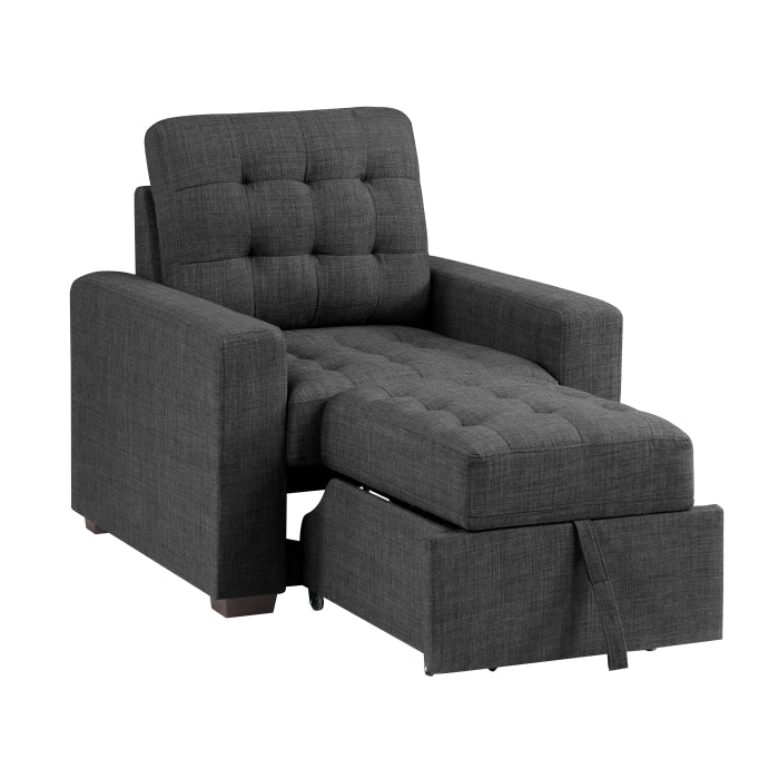 McCafferty Chair with Pull-out Ottoman (9916DG-1)