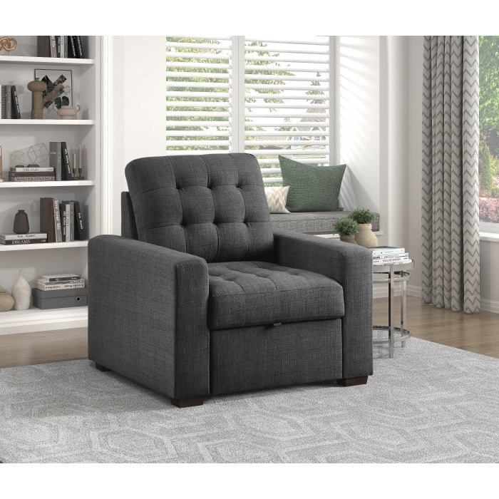 McCafferty Chair with Pull-out Ottoman (9916DG-1)