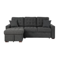 McCafferty 2-Piece Sectional with Pull-out Bed and Left Chaise with Hidden Storage (9916DG*2LCRL)