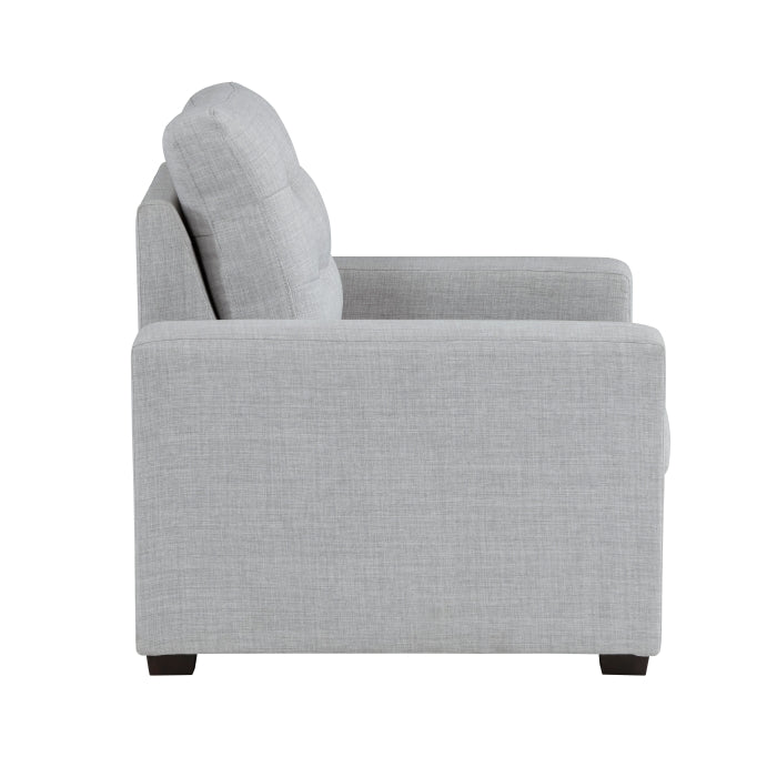 McCafferty Chair with Pull-out Ottoman (9916GY-1)