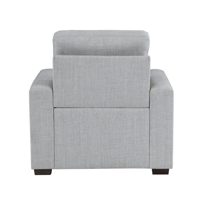 McCafferty Chair with Pull-out Ottoman (9916GY-1)