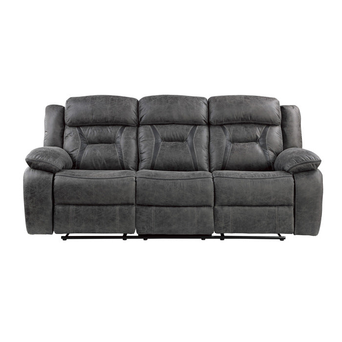 Madrona Hill Double Reclining Sofa (9989GY-3)
