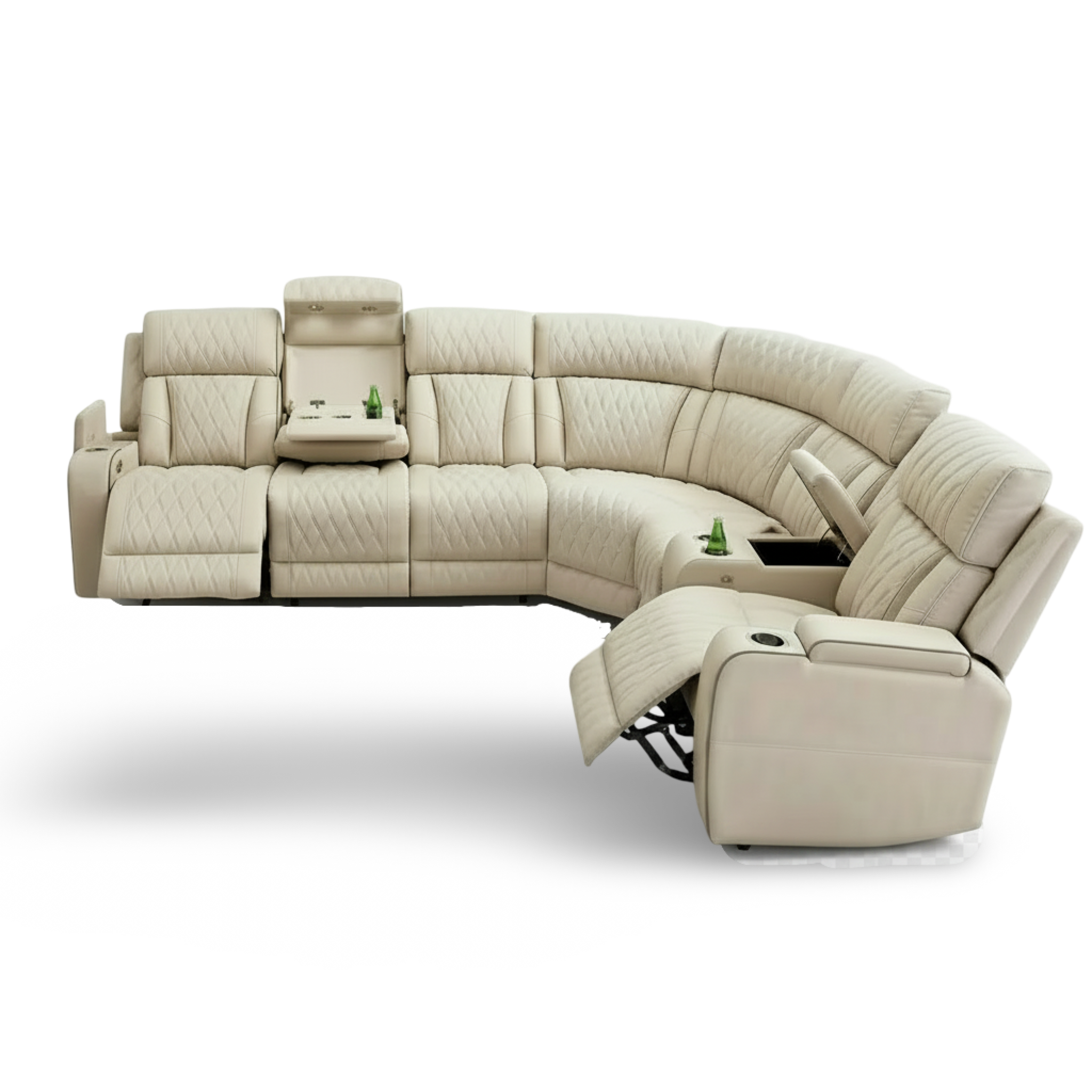 Matina  Ivoy Power Reclining Sectional sofa &TopC Charge