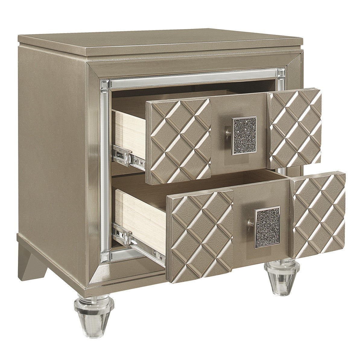 Night Stand - Loudon - open drawer view