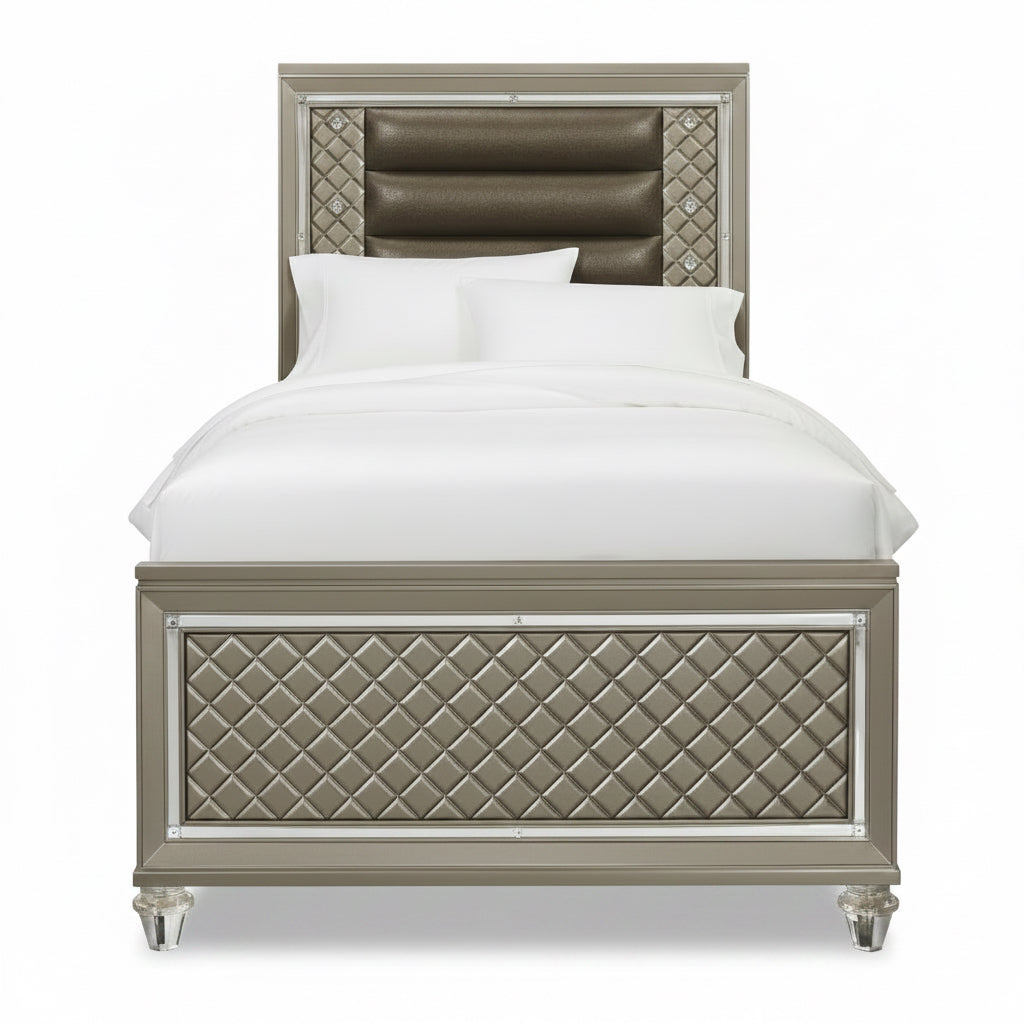 Twin Platform Bed - B1515T-1* - front product view