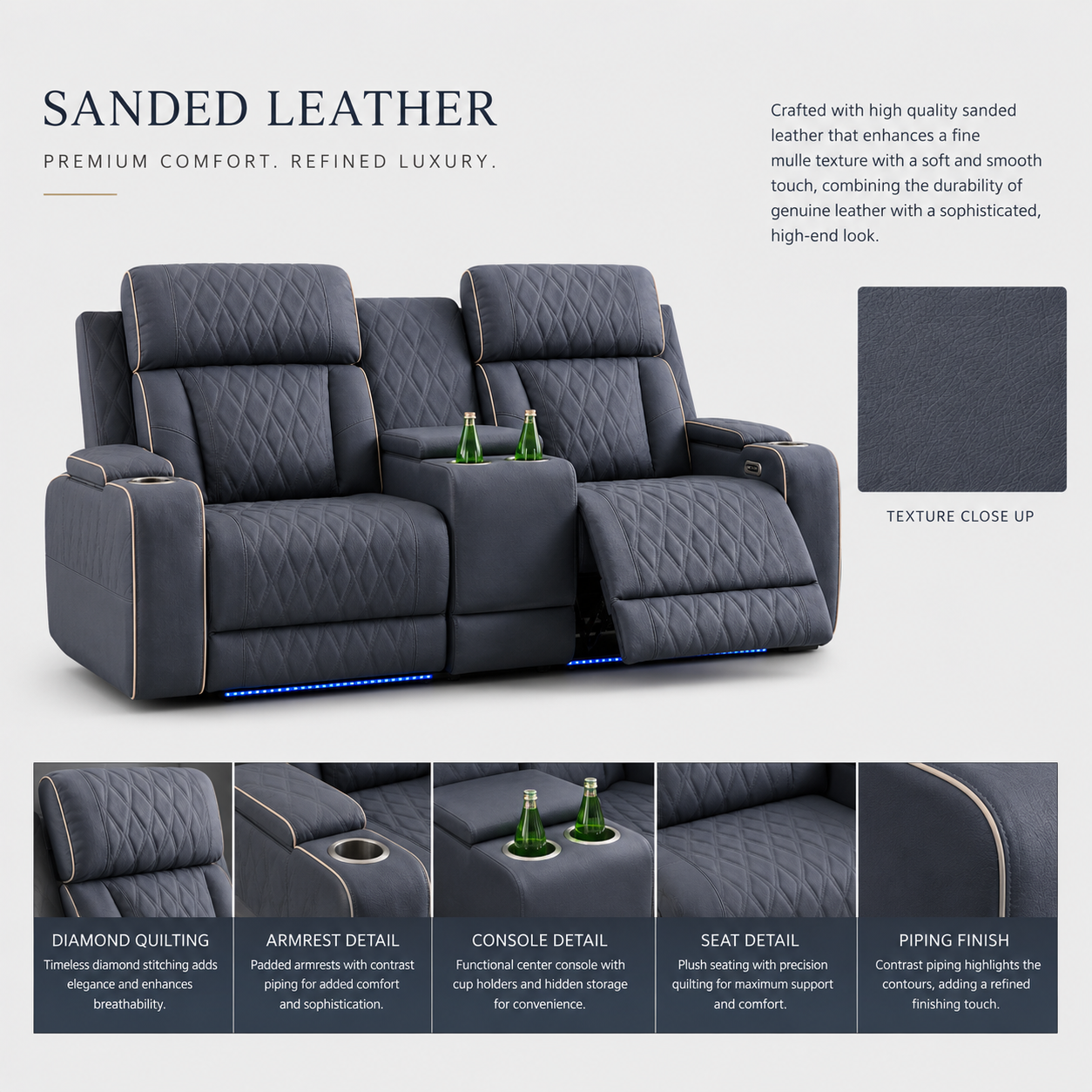Power  Recliner Sofa ,Loveseat