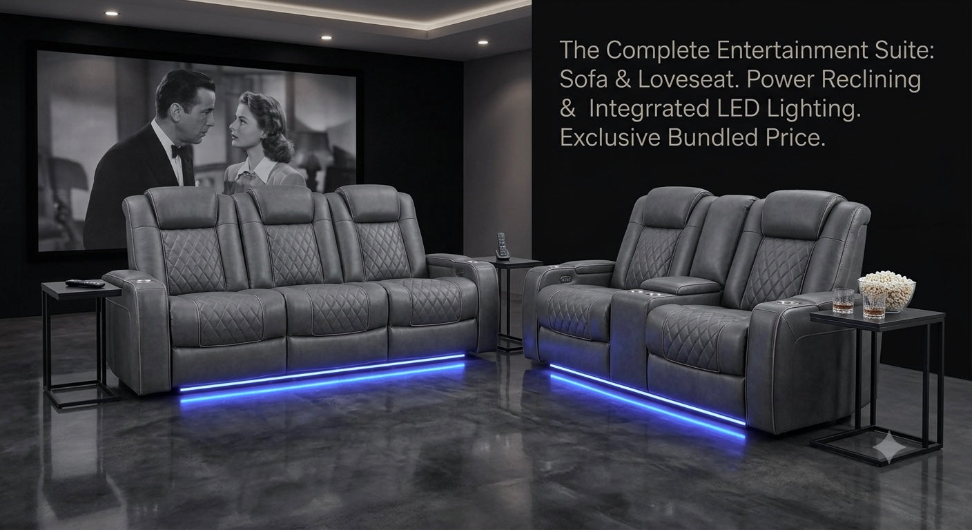 Power  Recliner Sofa ,Loveseat