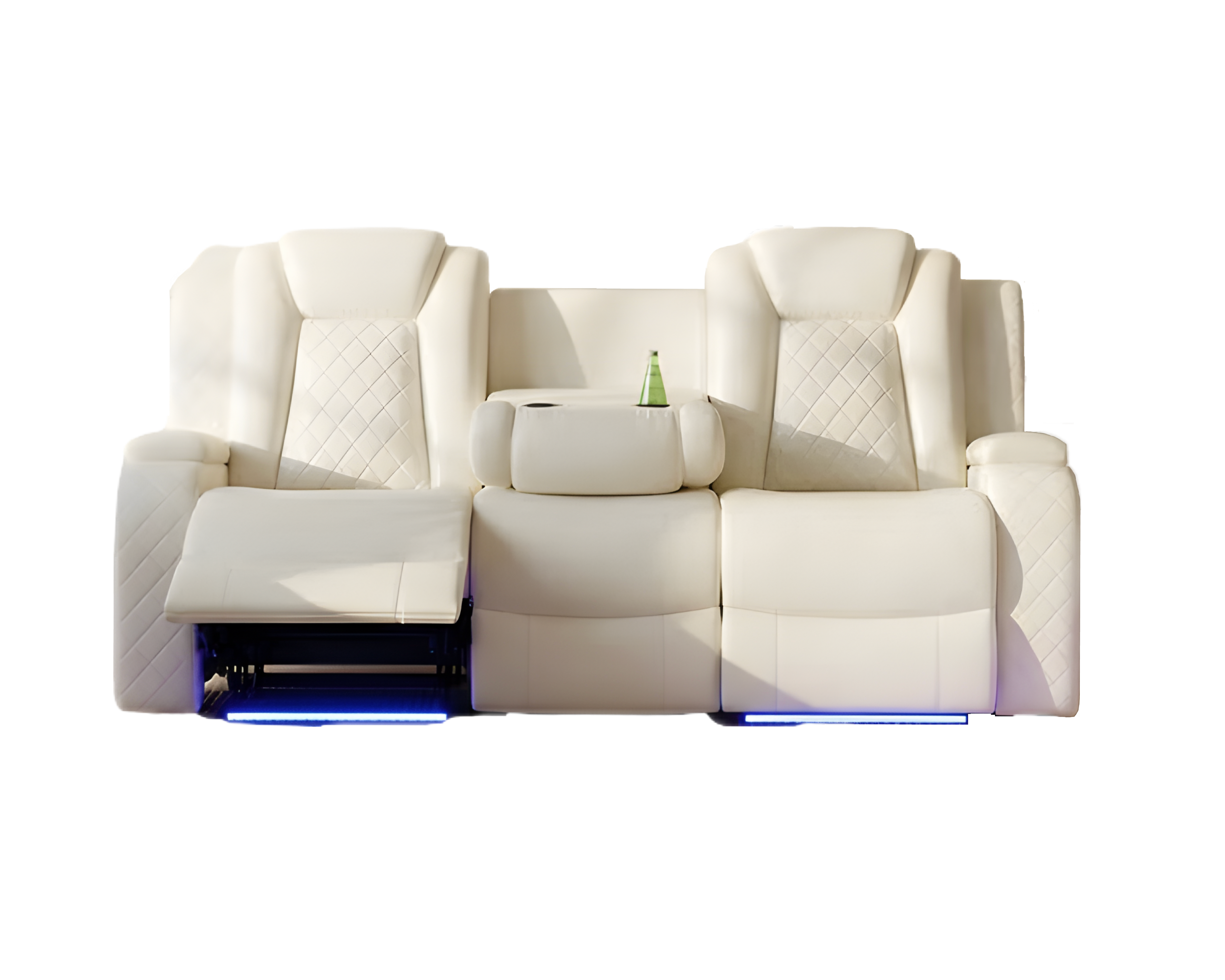 Smart CineFlex Ivoy Power Reclining Sectional sofa &TopC Charge