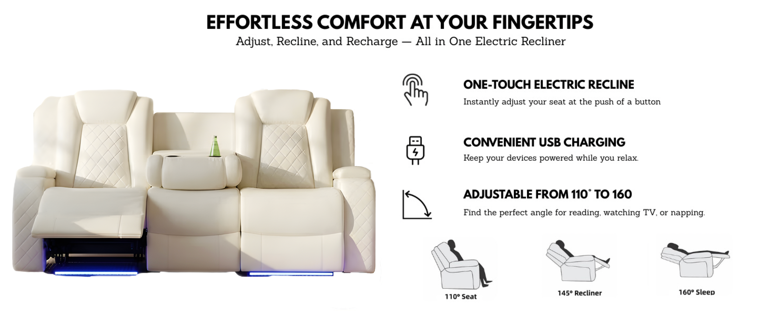 RLSS-Reclining Sofa Set