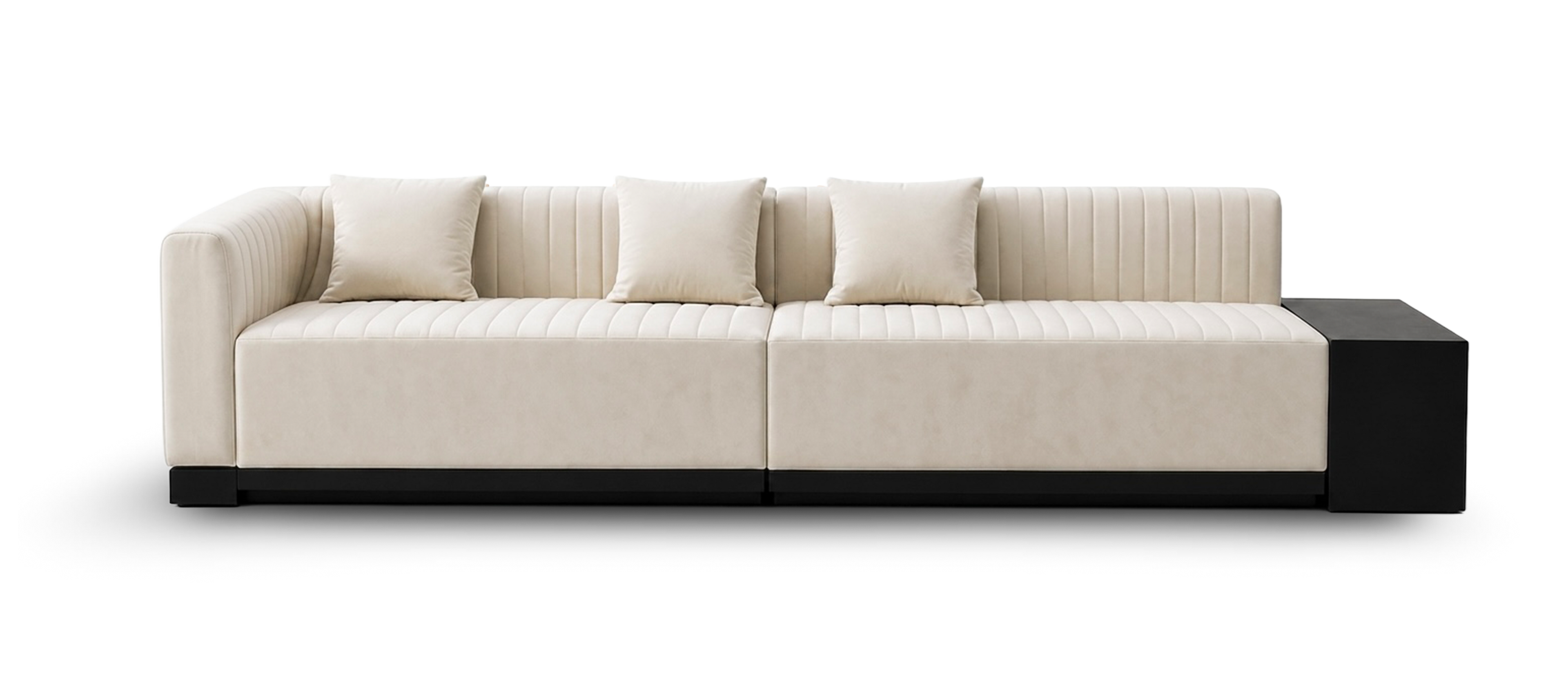Modem Wabi-Sabi double loveseat and Storage