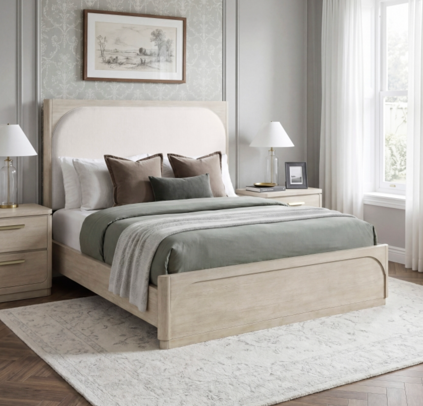 Alita Solid Wood Platform