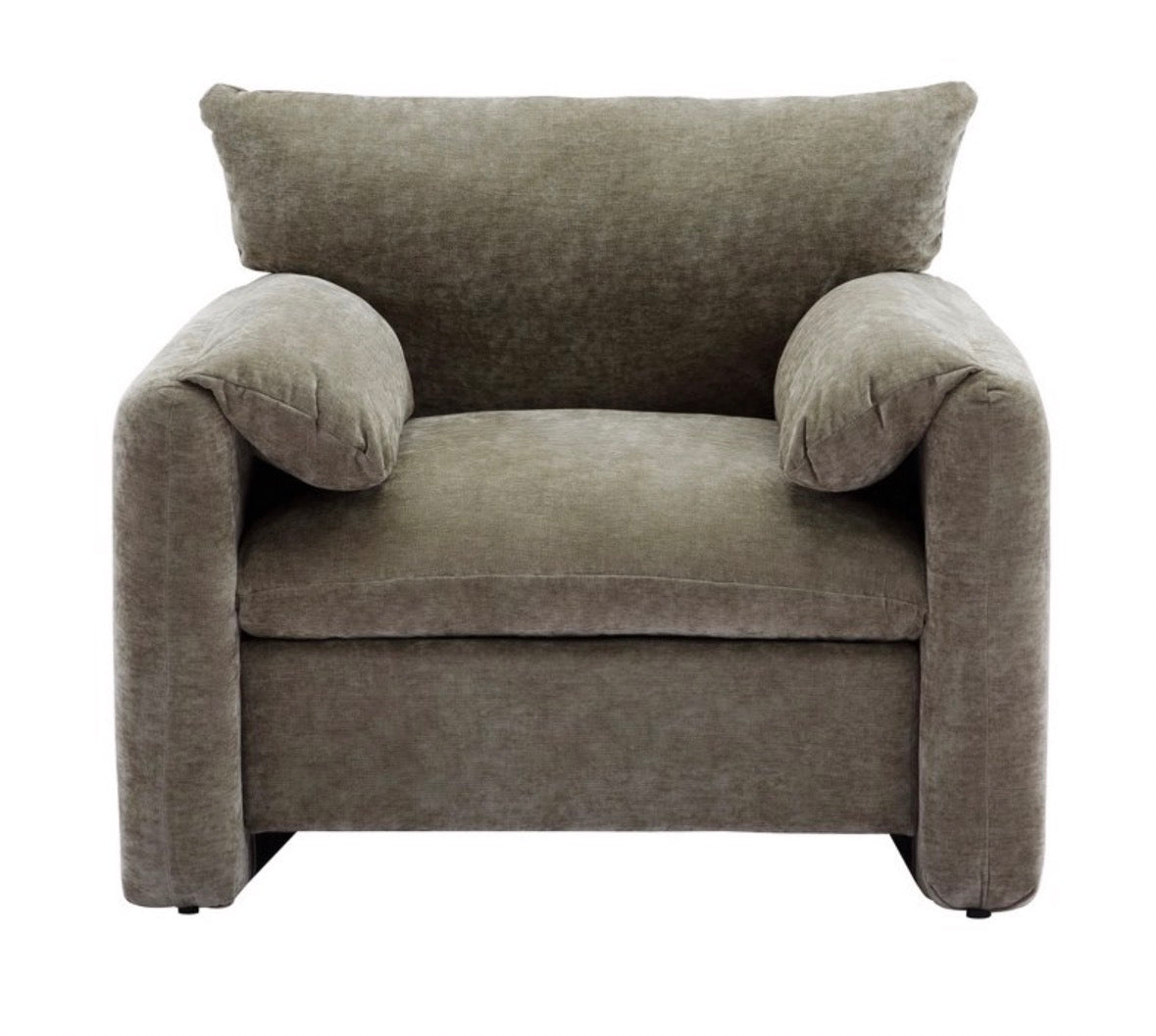 Oversized Accent Chair — Taupe