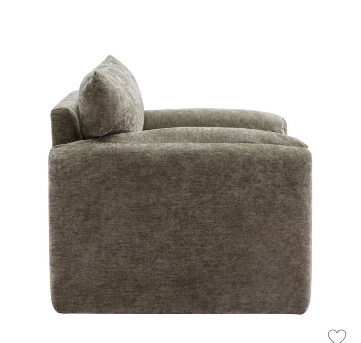 Oversized Accent Chair — Taupe