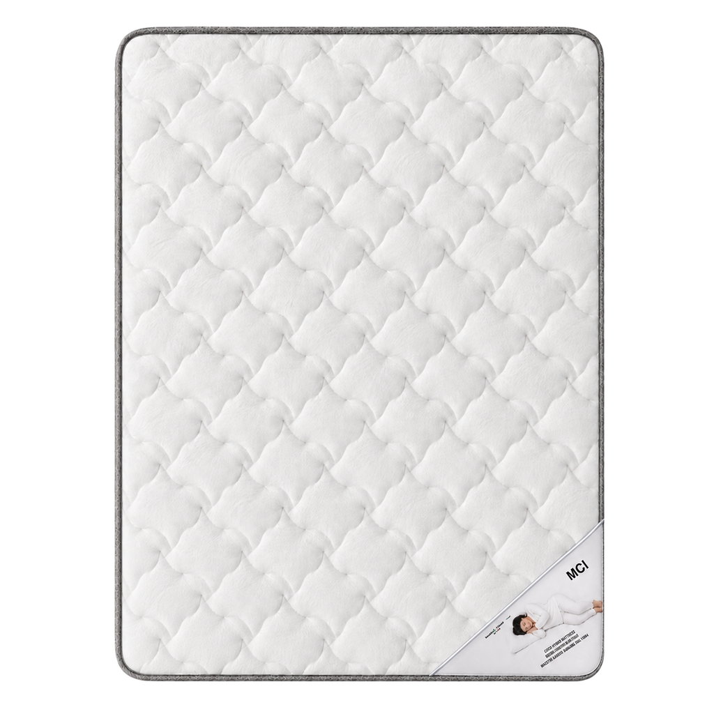 MCI Coco Hybrid Mattress overhead top view, original logo position