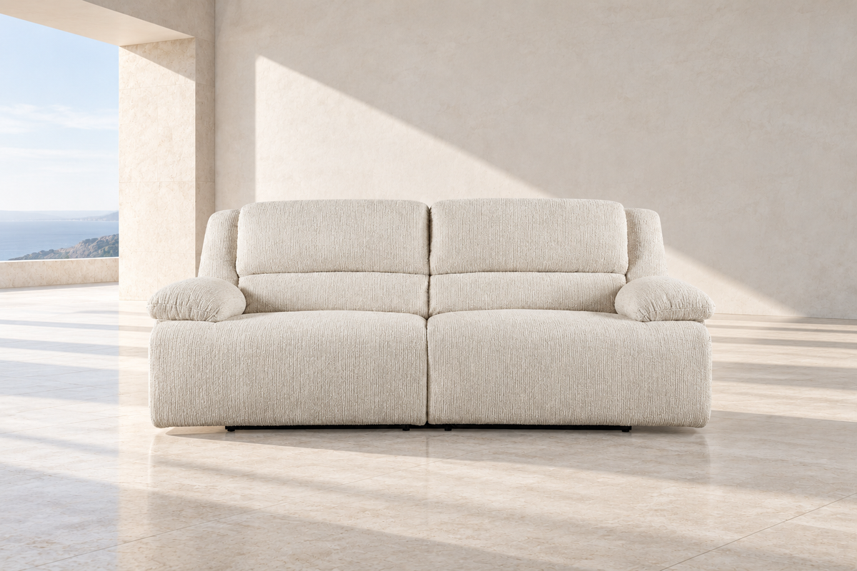 PRS-Caliber Power Double Reclining Sofa with USB