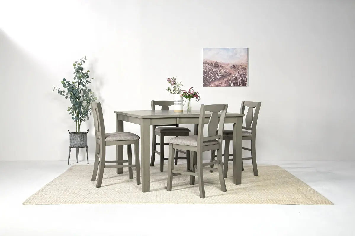 Napa Counter Height Stool - Gray room setting