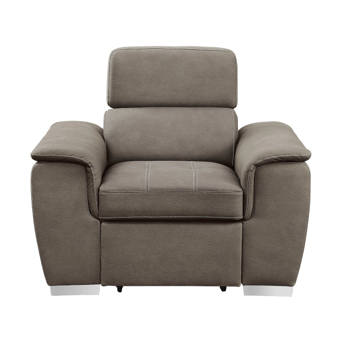 Ferriday Chair with Pull-out Ottoman (8228TP-1)