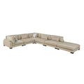 Tinley 6-Piece Modular Sectional with Ottoman (9555BRW*62CR3ACOT)