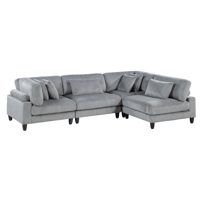 Robstown 4-Piece Modular Sectional (9688GY*42CR2AC)