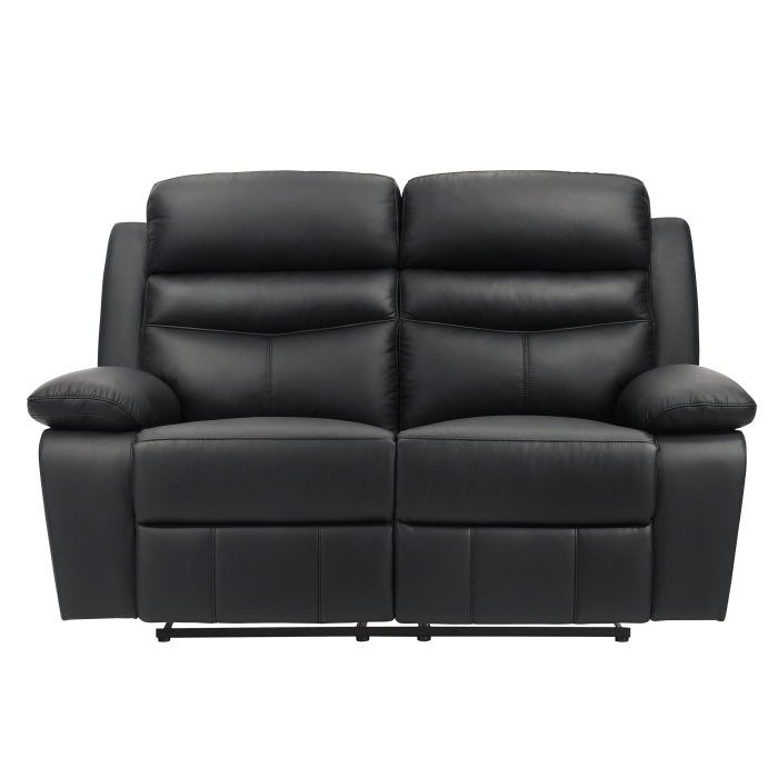 Hancock Double Reclining Love Seat - Black