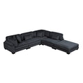 Traverse 5-Piece Modular Sectional with Ottoman (8555BK*5OT)