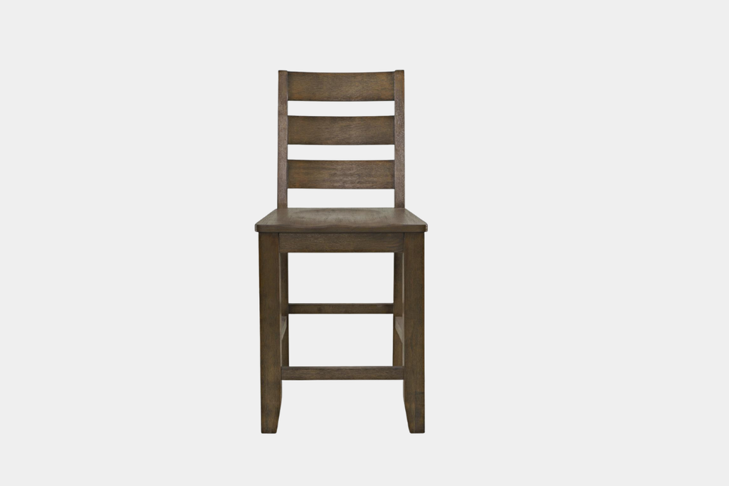 Sienna Counter Height Ladder Back Stool in Cortado - front view