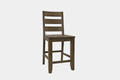 Sienna Counter Height Ladder Back Stool in Cortado - angled view