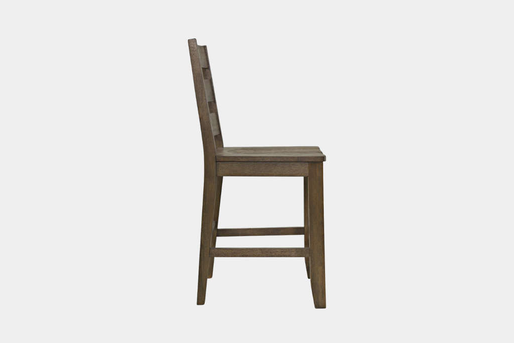 Sienna Counter Height Ladder Back Stool in Cortado - side view